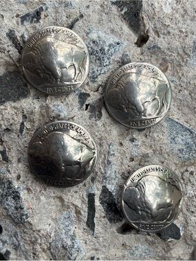 Vintage Buffalo Nickel Conches!